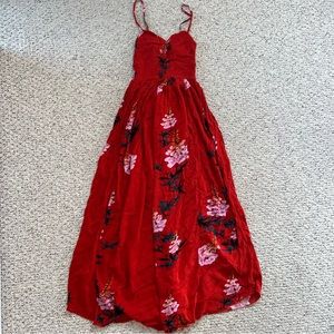 NWT Free People Smocked Maxi Dress